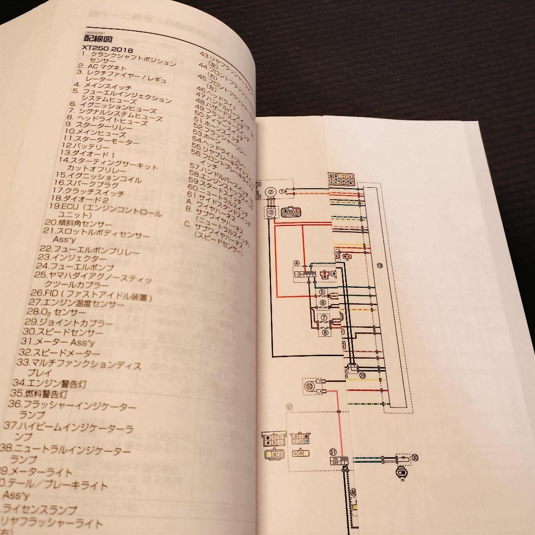 ヤマハ セロー250(B7C/B7C1/B7C4)サービスマニュアル 取説付き