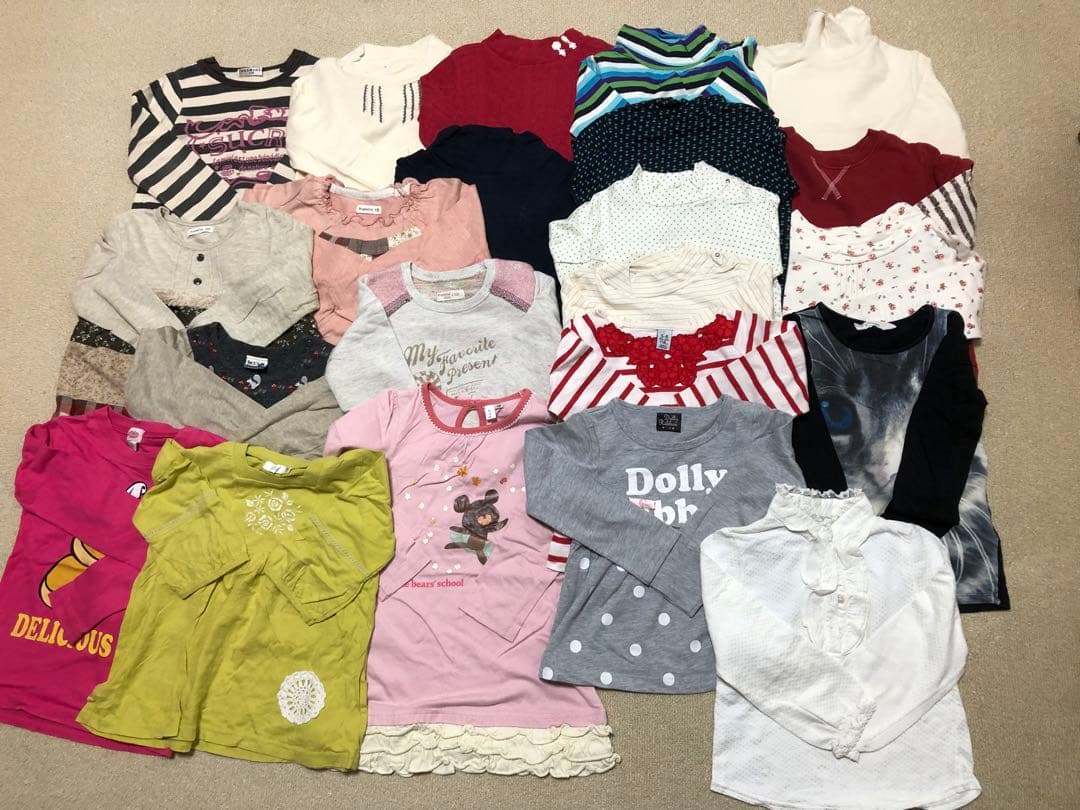 一時セール【110㎝　女の子】ブランド80着　春夏秋冬　まとめ売り