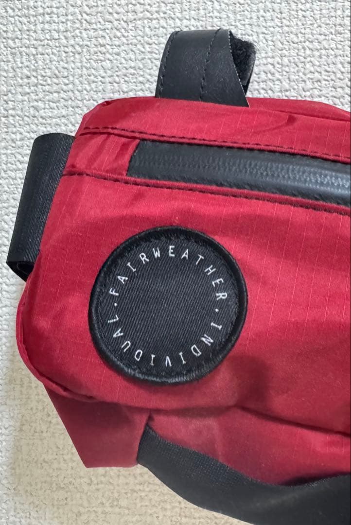 FAIRWEATHER フレームバッグ レッド ブルーラグ Surly