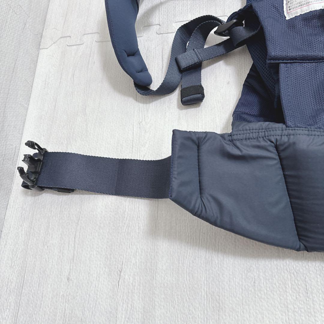 アンジェレッテ ベビーキャリア オン ネイビー 抱っこ紐 ヒップシート