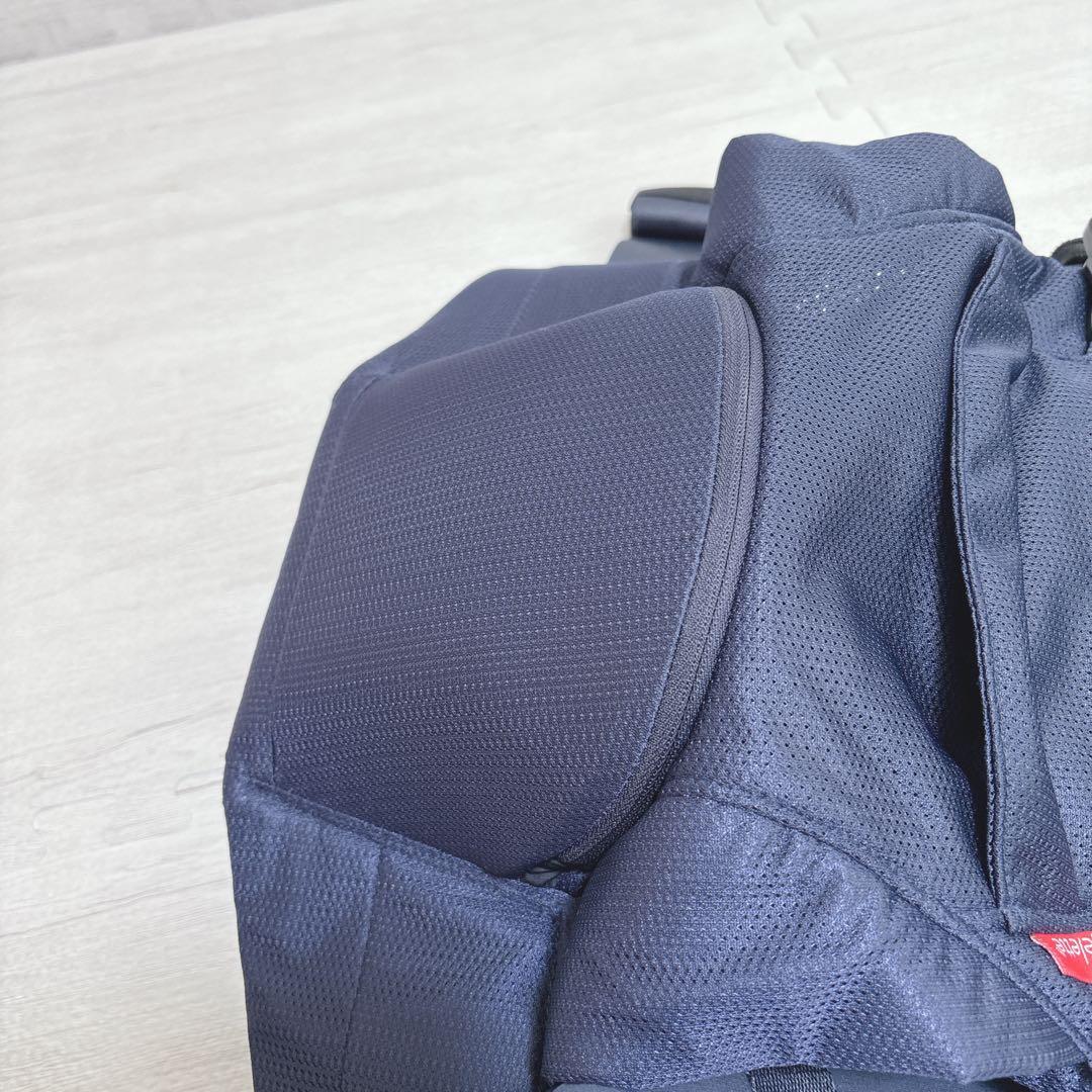 アンジェレッテ ベビーキャリア オン ネイビー 抱っこ紐 ヒップシート