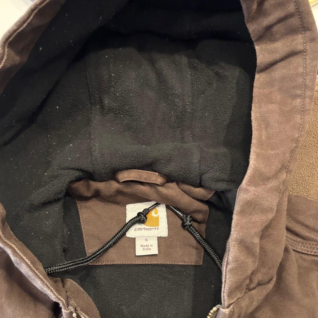 美品　カーハート　ダックベスト　ダークブラウン　Ｓ