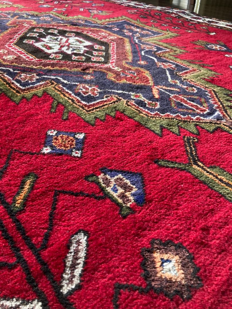 手織りウールペルシャラグ 約150×215センチ