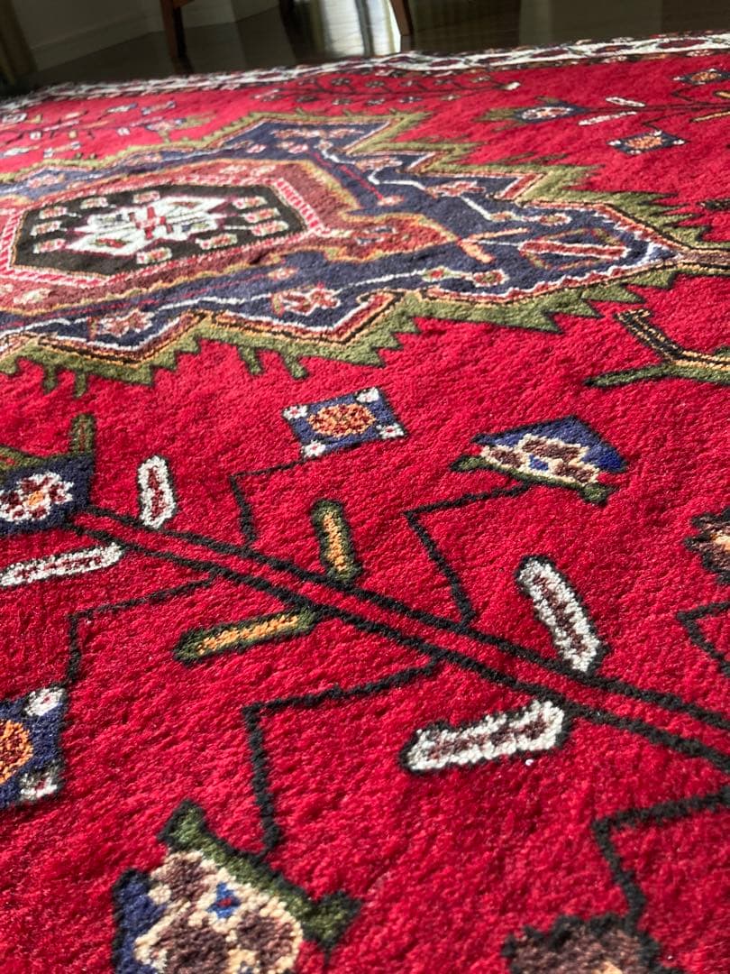 手織りウールペルシャラグ 約150×215センチ