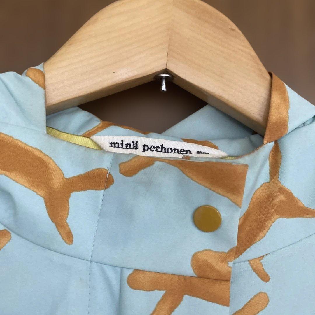 ミナペルホネン　レインコート フード付き