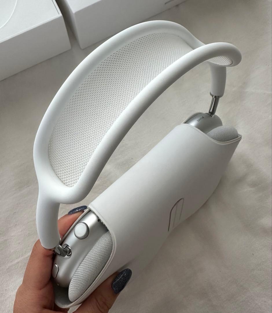【バッテリー、ヘッド新品✨】Apple airpods max シルバー