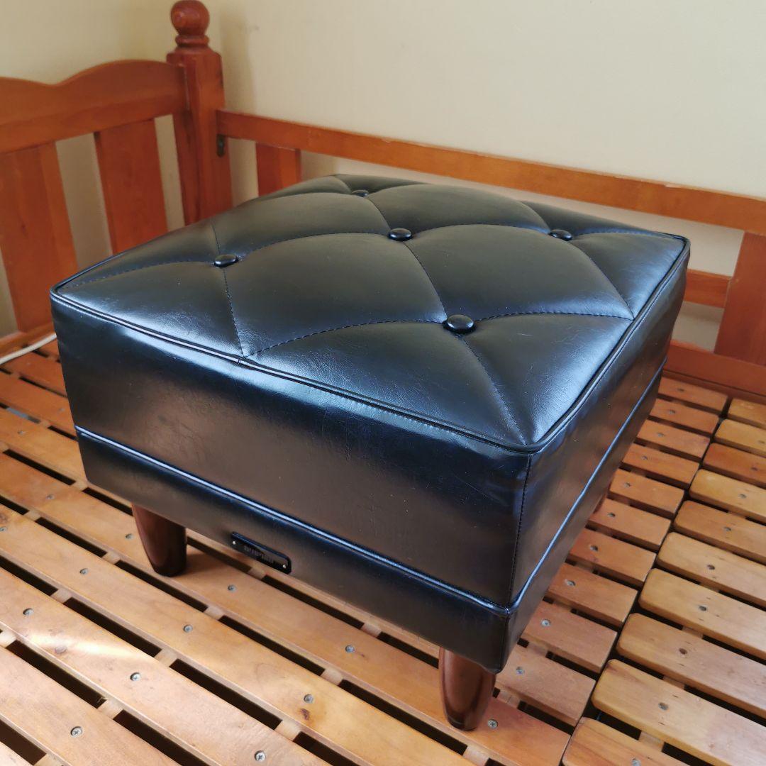 カリモク60　オットマン　スタンダードブラック