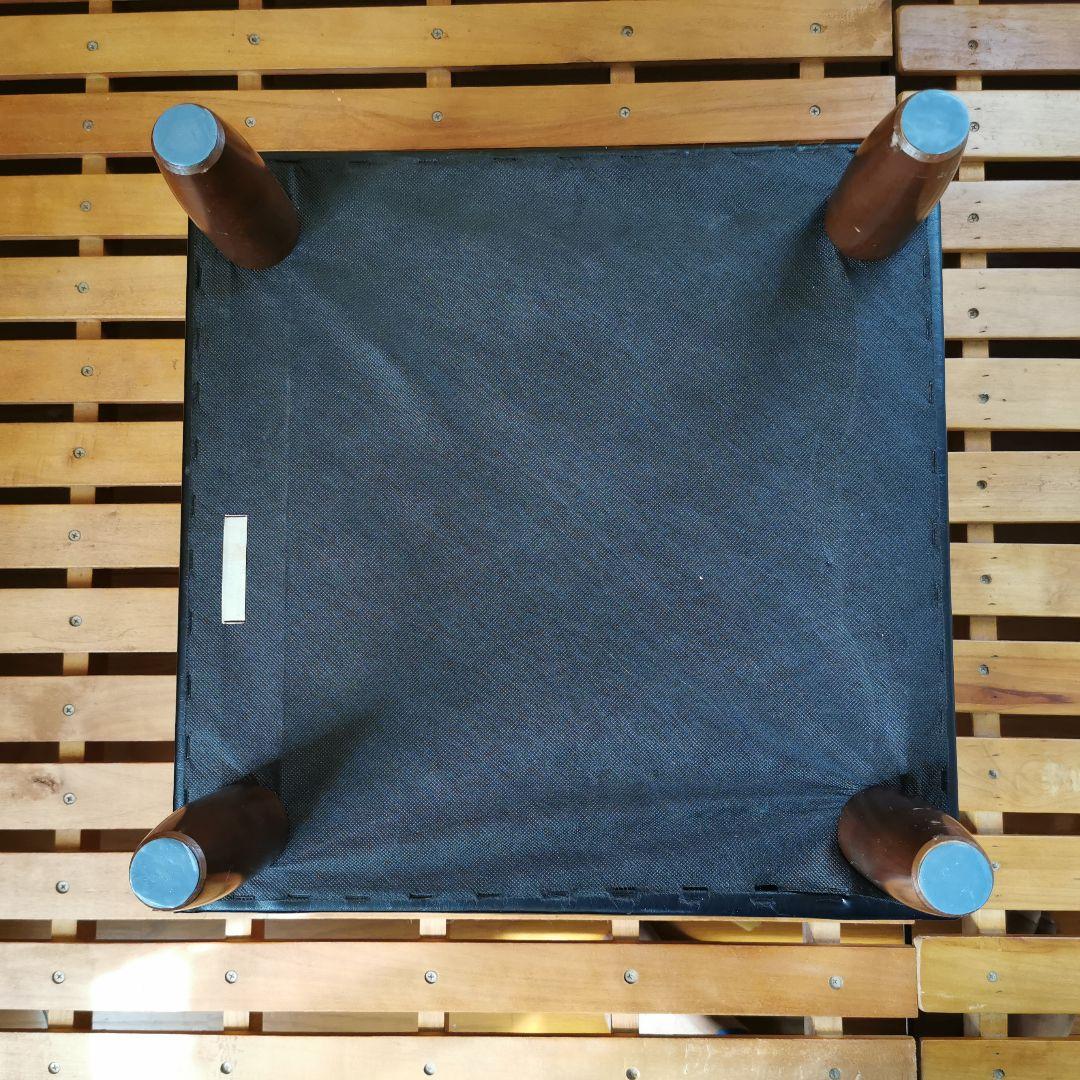 カリモク60　オットマン　スタンダードブラック