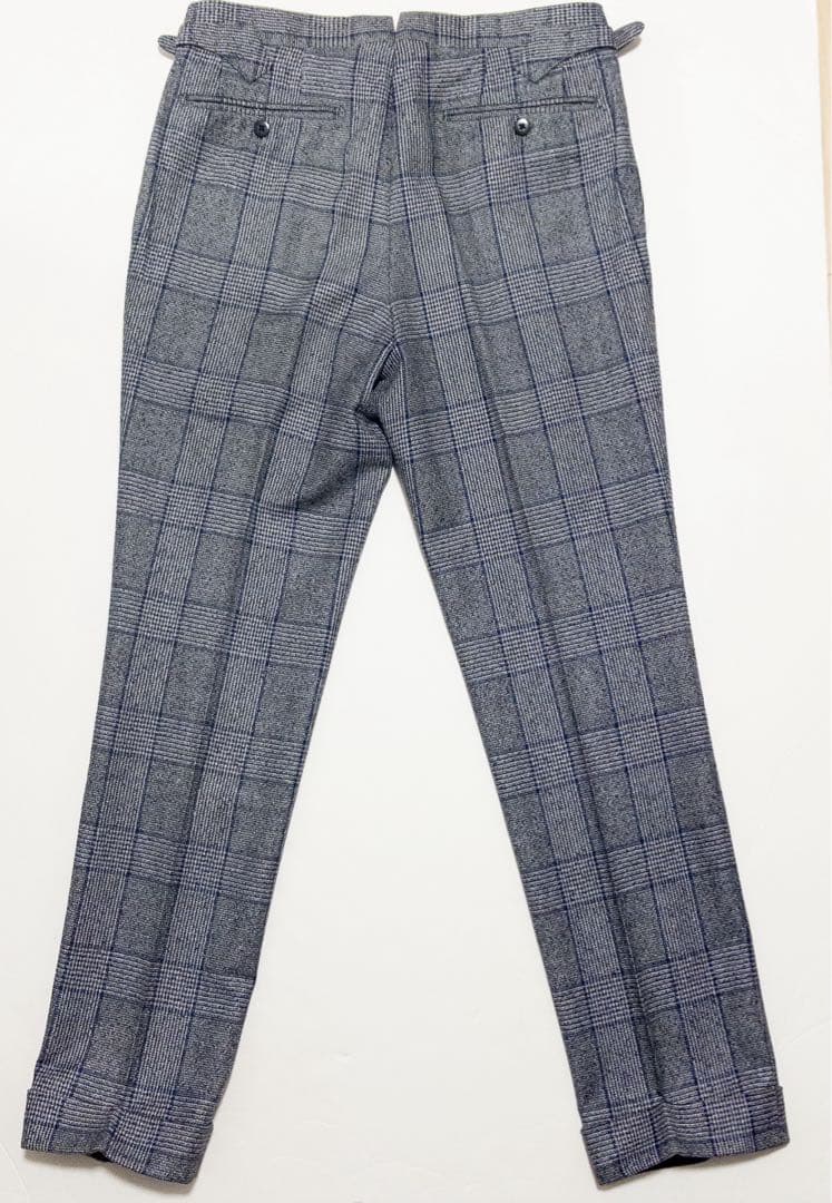 ビームスエフ 2プリーツ サイドアジャスター スーツ 44 秋冬 グレー