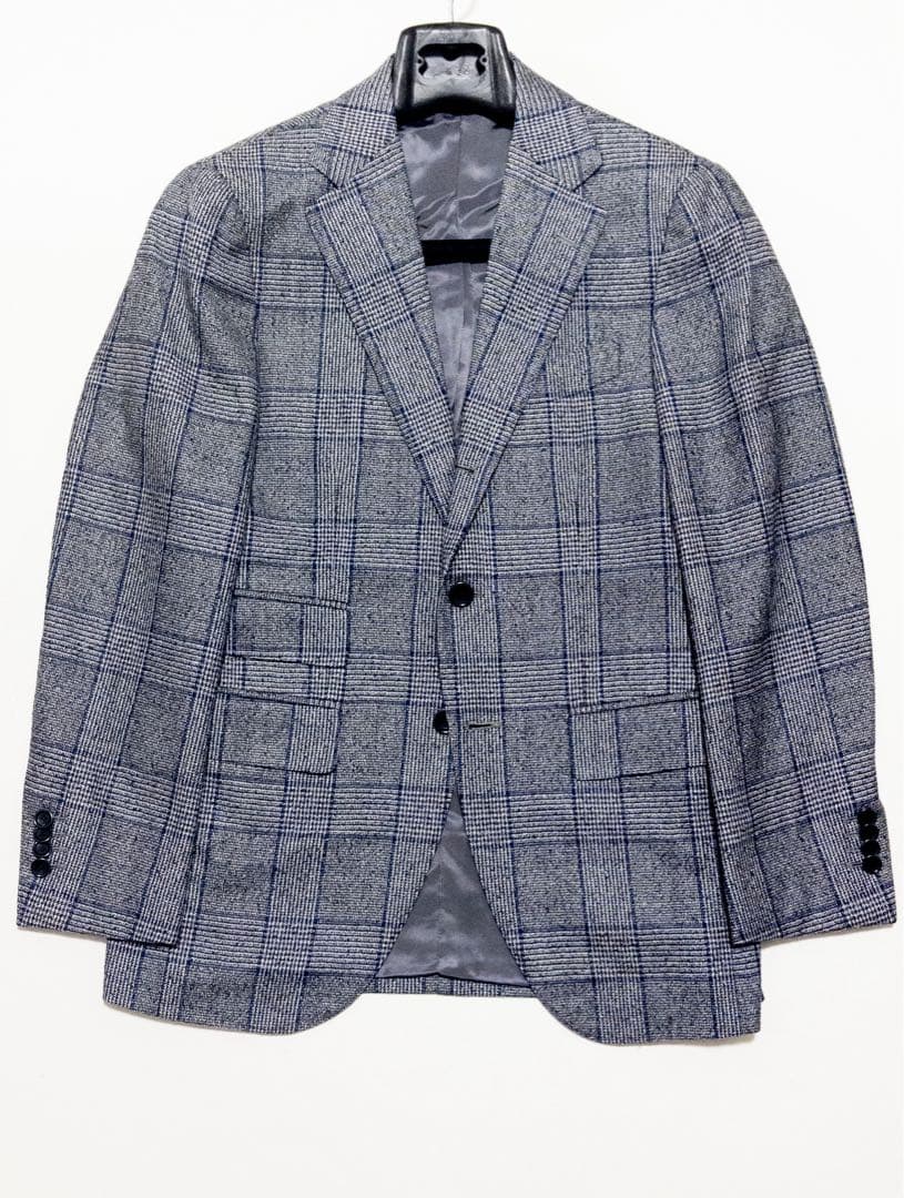 ビームスエフ 2プリーツ サイドアジャスター スーツ 44 秋冬 グレー