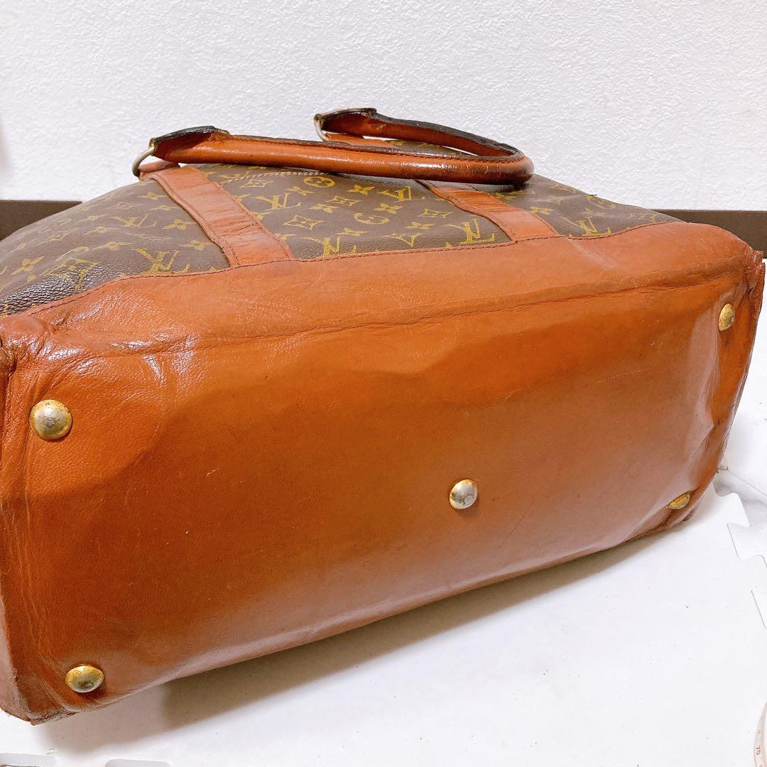 214 ルイヴィトン モノグラム　ハンドバッグ　サックウィークエンドgm