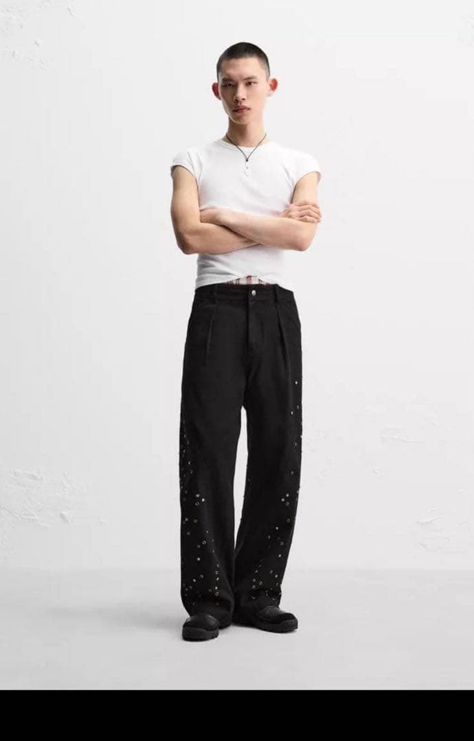 zara ANDERSSON BELL スタッズ付きスラックス