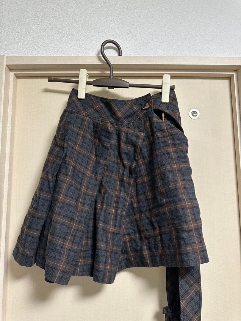 Vivienne Westwood RED LABEL チェックラップスカート