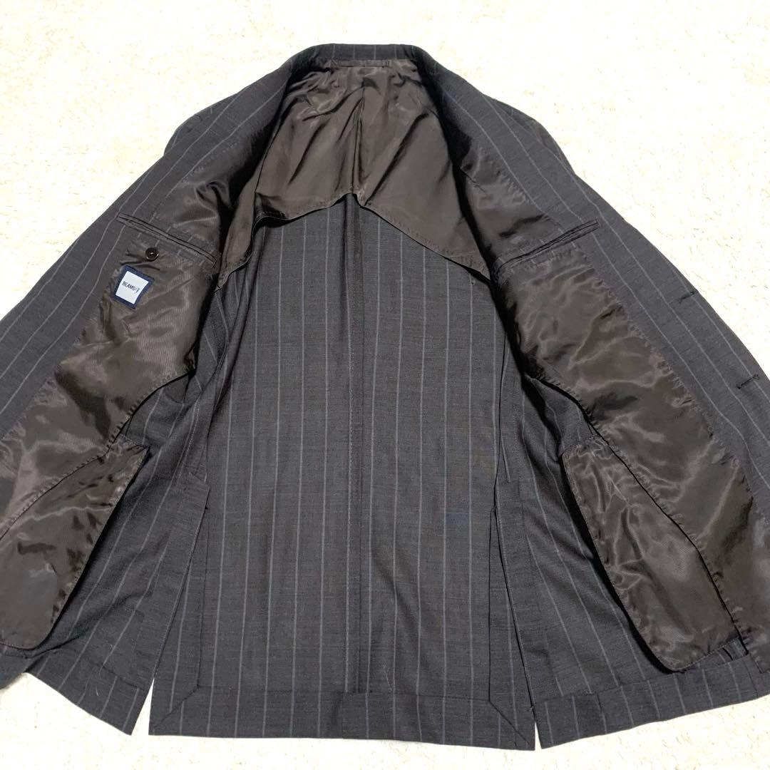 現行 ビームスエフ セットアップスーツ 48 モヘヤ混