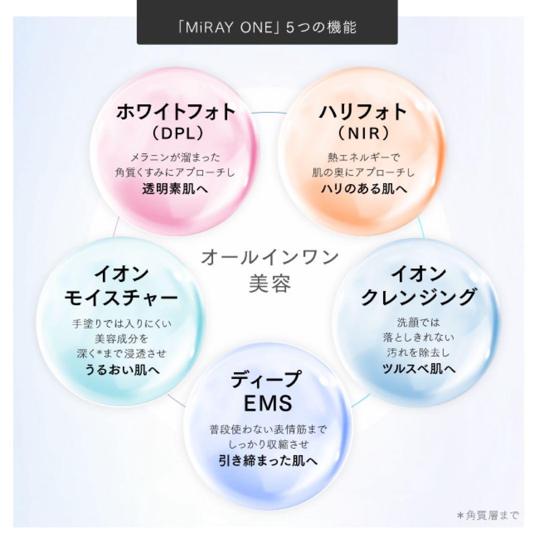 【新品未使用】MYTREX MiRAY ONE ホワイト