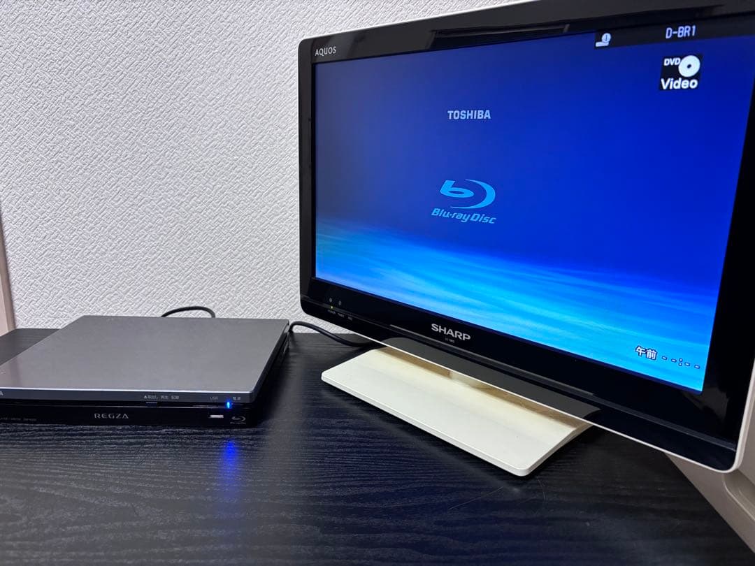 TOSHIBA REGZA DBP-R500 ブルーレイプレーヤー リモコン付き