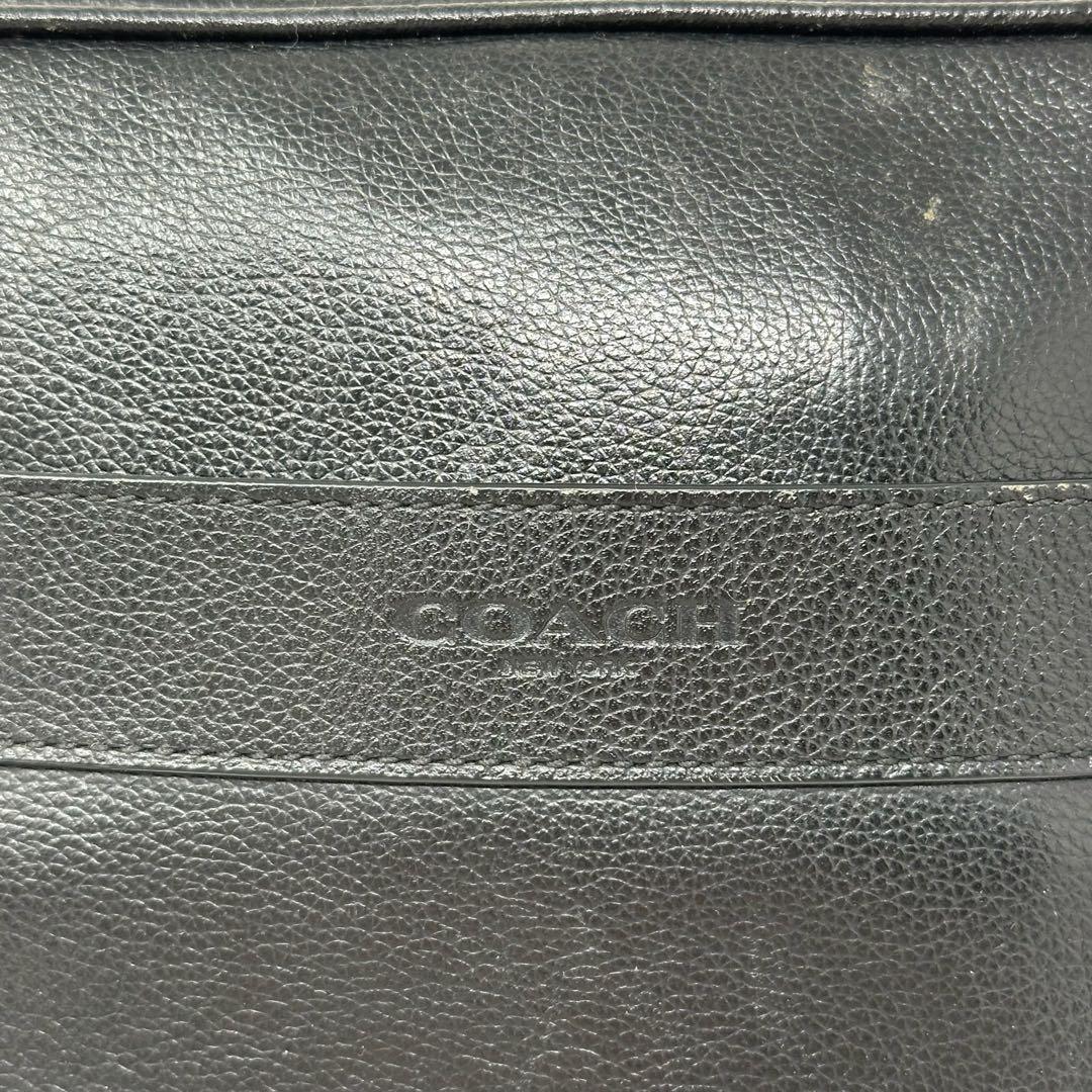 がん様　COACH コーチ レザー ショルダーバッグ メンズ