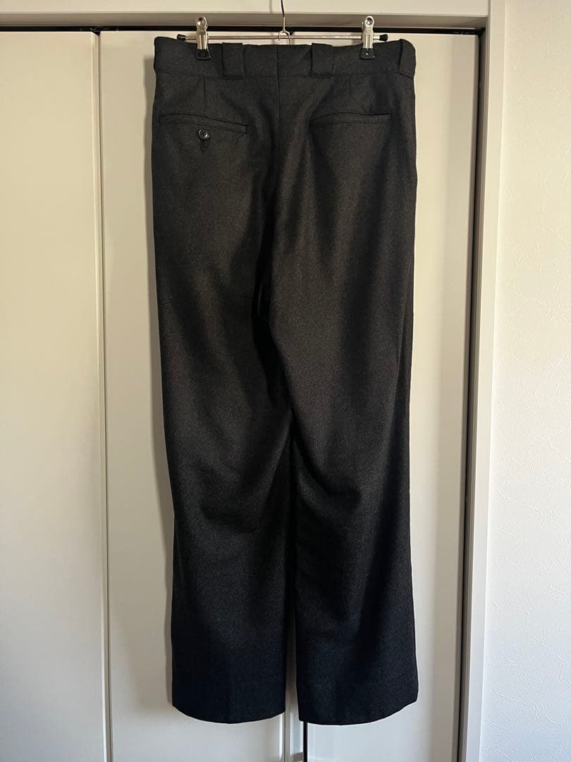 ヤ*ン様 comoli 24aw ウールフラノパンツ サイズ1
