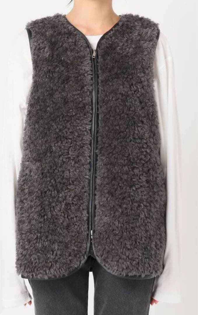 ジャーナルスタンダード　レリューム　カーリーフェイクファーベスト