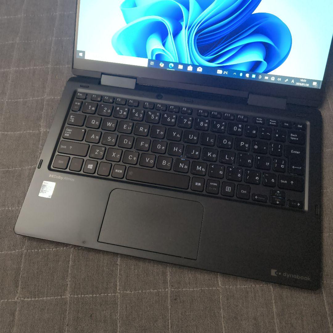タッチ 良好 Dynabook 超軽量 爆速11世代i5 16GB 512G 9