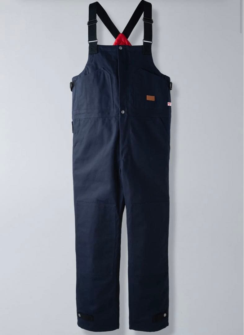 アンクラウド 　UNCROWD　 オーバーオール　ネイビー　バイク　防寒