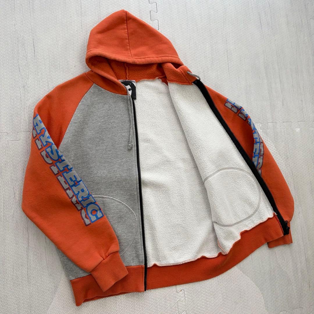 ヒステリックグラマー ヒスガール ビクセンガール ビッグプリント ジップパーカー