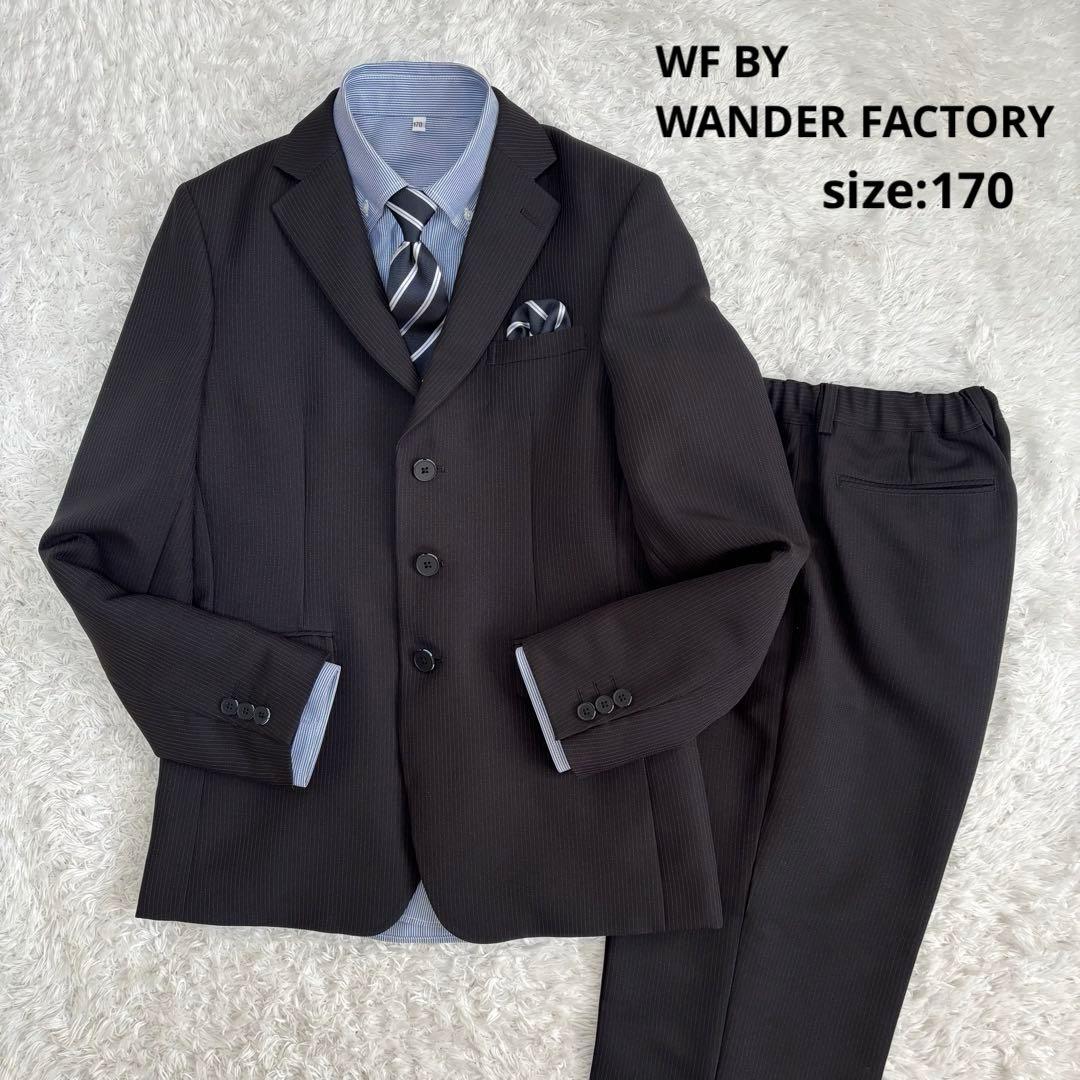 【大きめサイズ！】ワンダーファクトリー 卒服 170キッズ ブラック