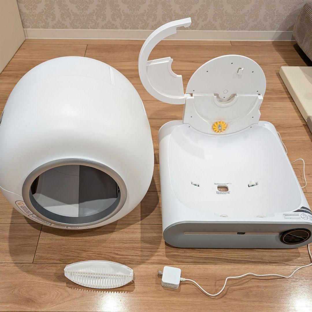 お*ん様 全自動猫トイレ スマート／自動掃除／猫用ハイテクトイレ　ゴミ袋付き