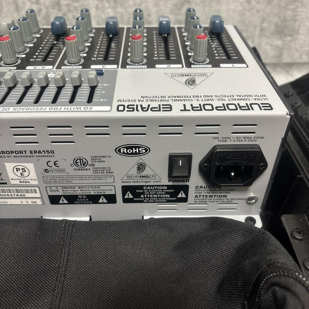 【極美品 】ベリンガー EPA150 ウルトラコンパクトPAシステム