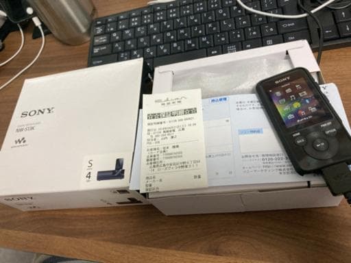 ほぼ未使用品 SONY ウォークマン Sシリーズ NW-S13K B