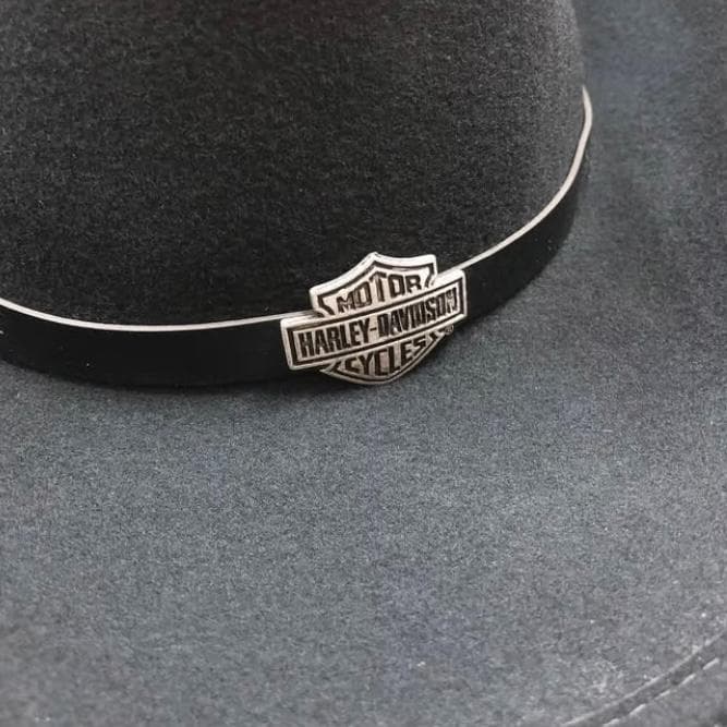 美品 ハーレーダビッドソン ハット 帽子 L ブラック 0741