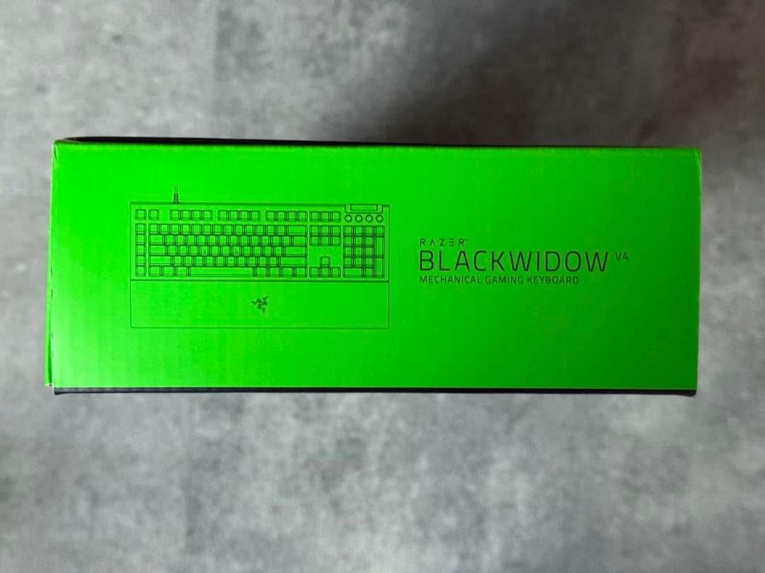 RAZERゲーミングキーボードリストレスト BlackWidow V4グリーン軸