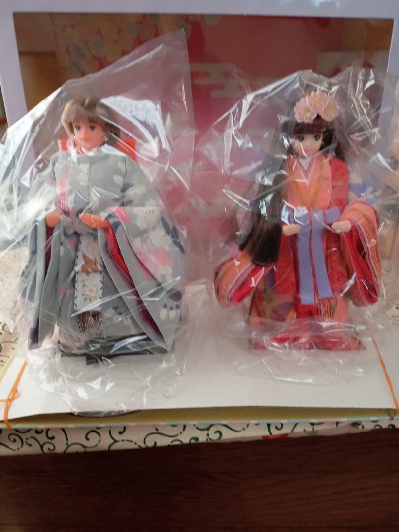 リカちゃんひな人形　久月　立親王飾り　立ち雛　屏風・台セット　限定版　未使用品