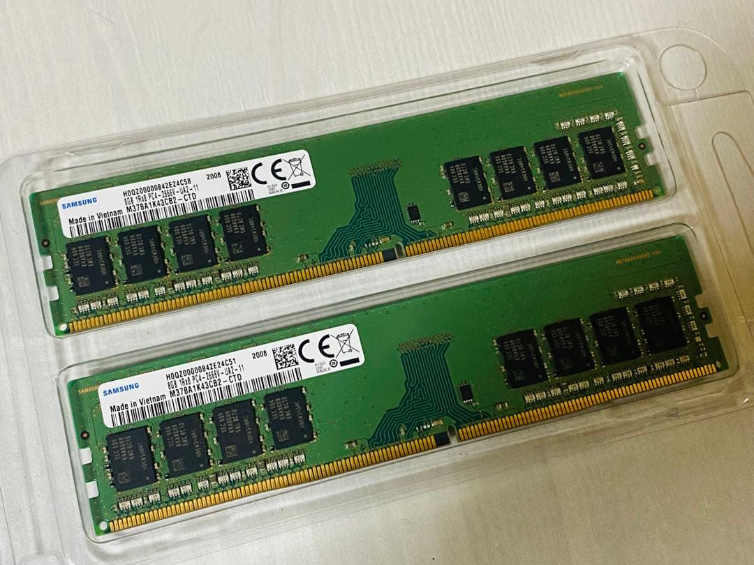 Samsung DDR4 16GB(8GB×2枚組) 2666MHz