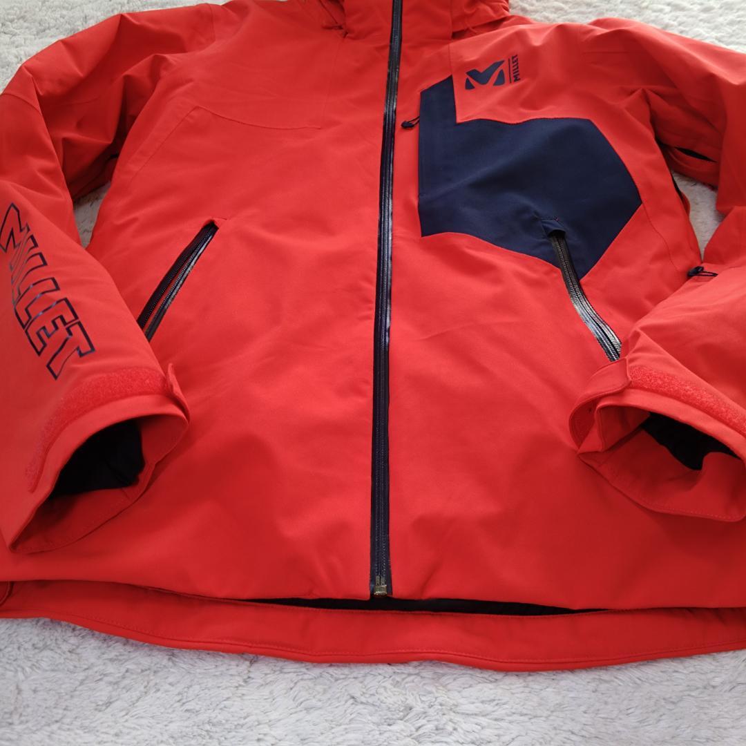 MILLET スキーウェアＭ　ストラットンＪＫ　断熱材　ポケット充実　デカロゴ