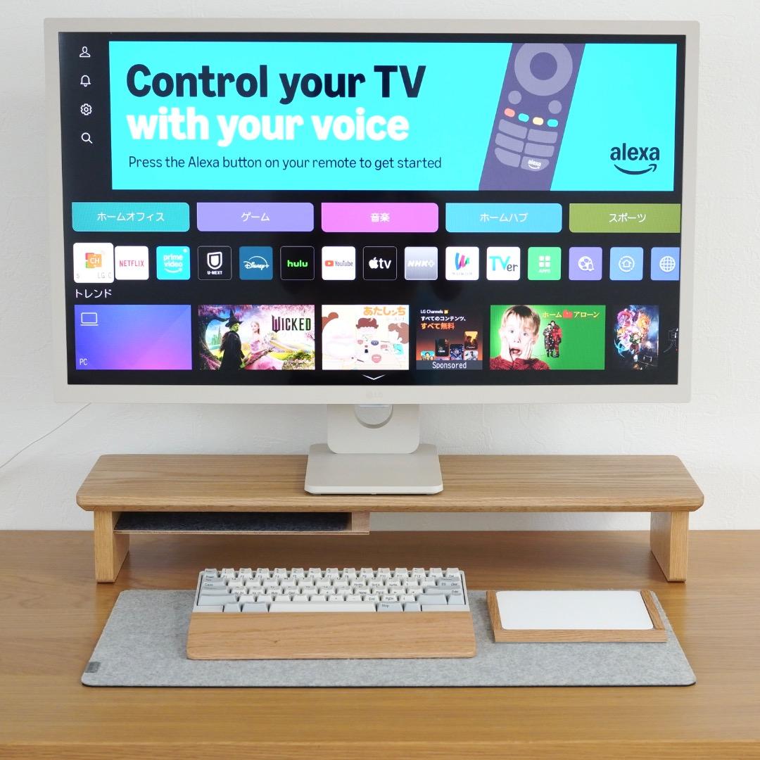 【オーク無垢材】デスクシェルフ(710mm幅)