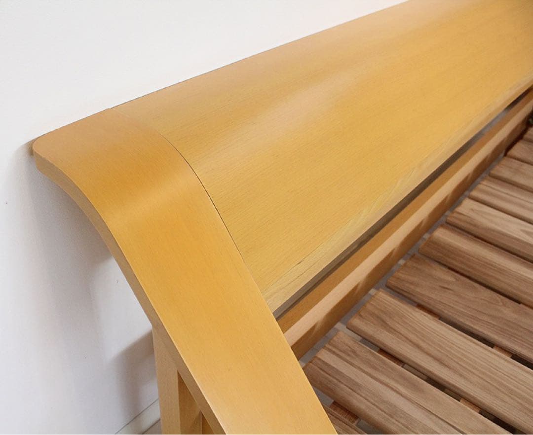 新品・アウトレット★ワイドダブル ベッドフレーム シンプル すのこ