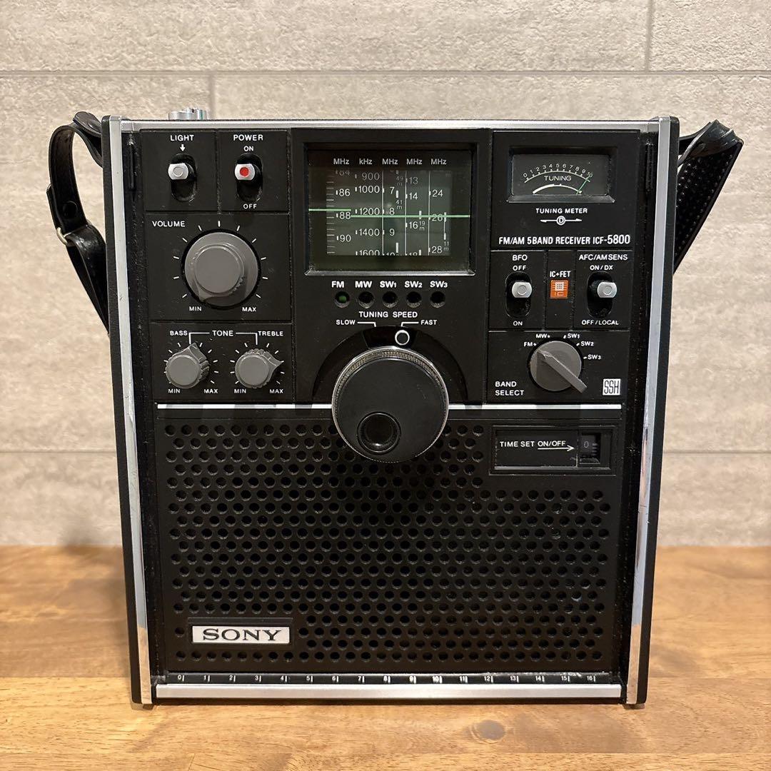 【ジャンク品】SONY ICF-5800 スカイセンサー5800