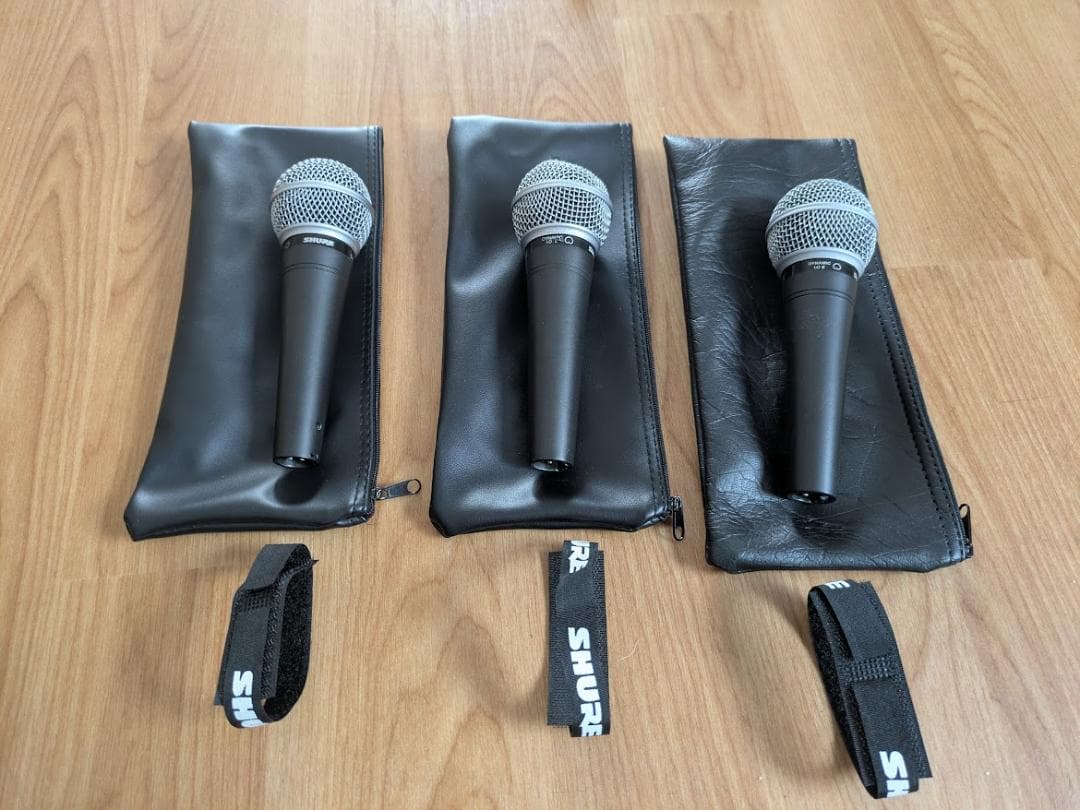 ＊お値下げ不可　SHURE SM48（スイッチなし） 3本セット