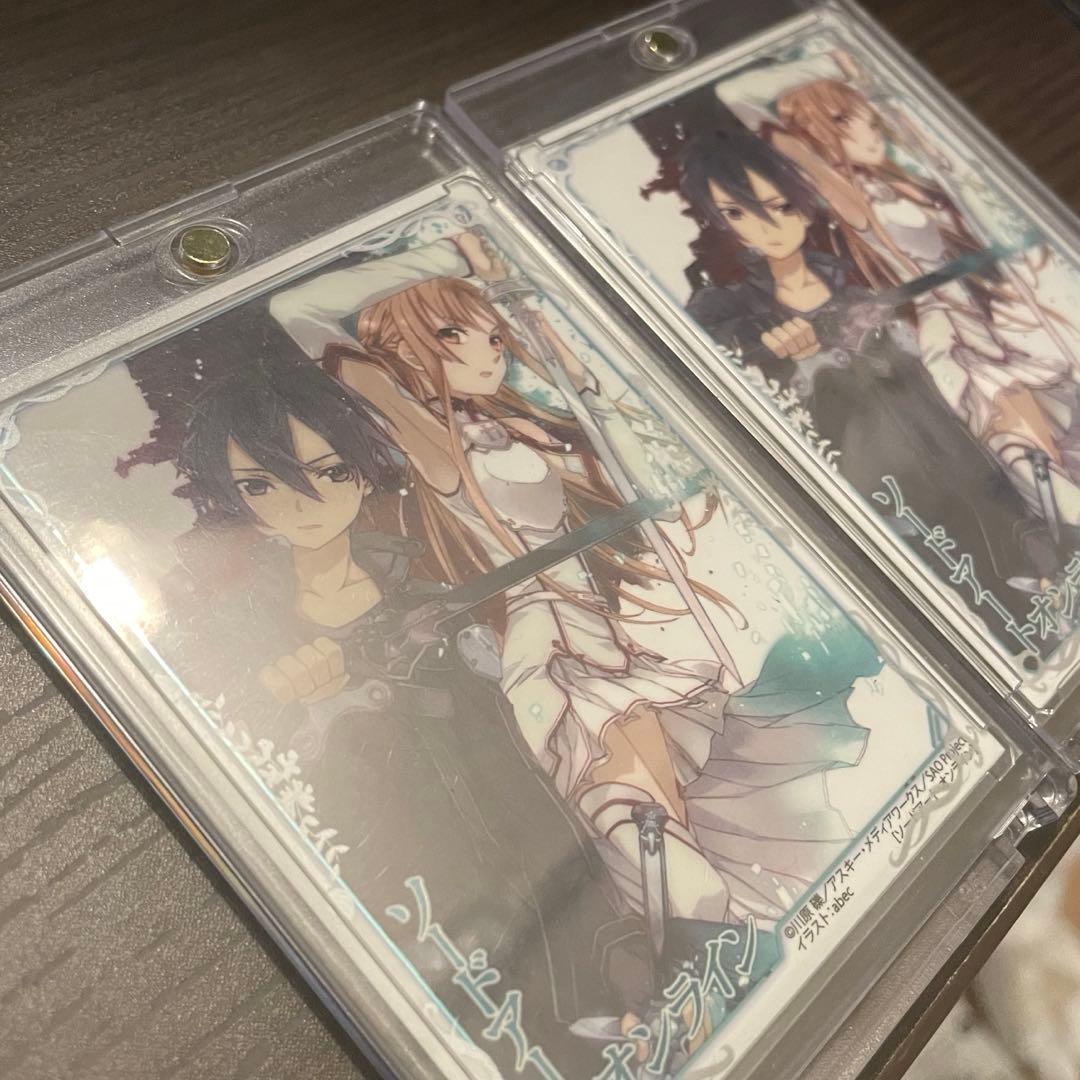 再会の時 アスナ 再会の時 キリト SP サイン ヴァイス