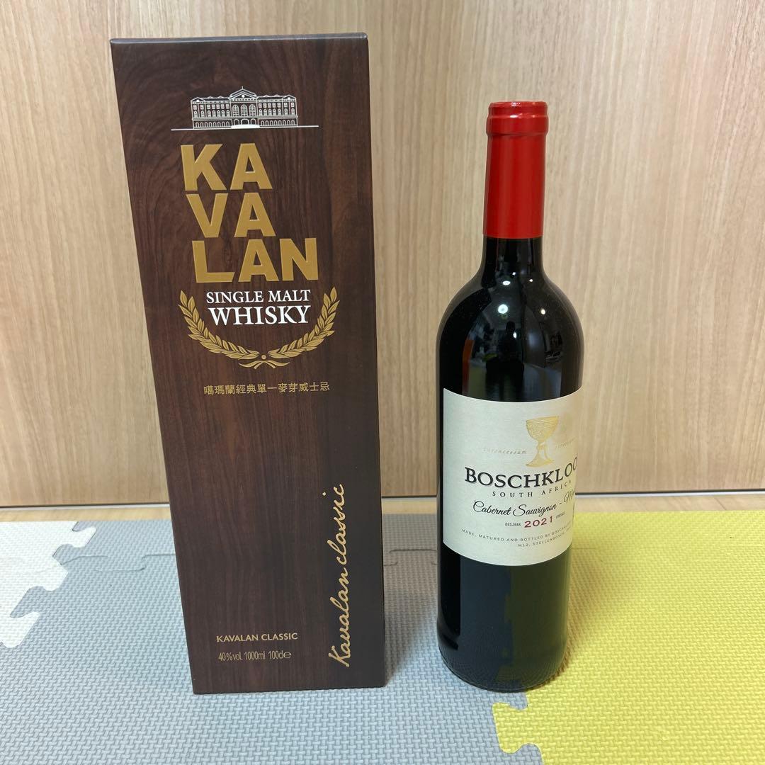 KAVALAN カバランウイスキークラシック　1,000ml 赤ワインオマケ付き