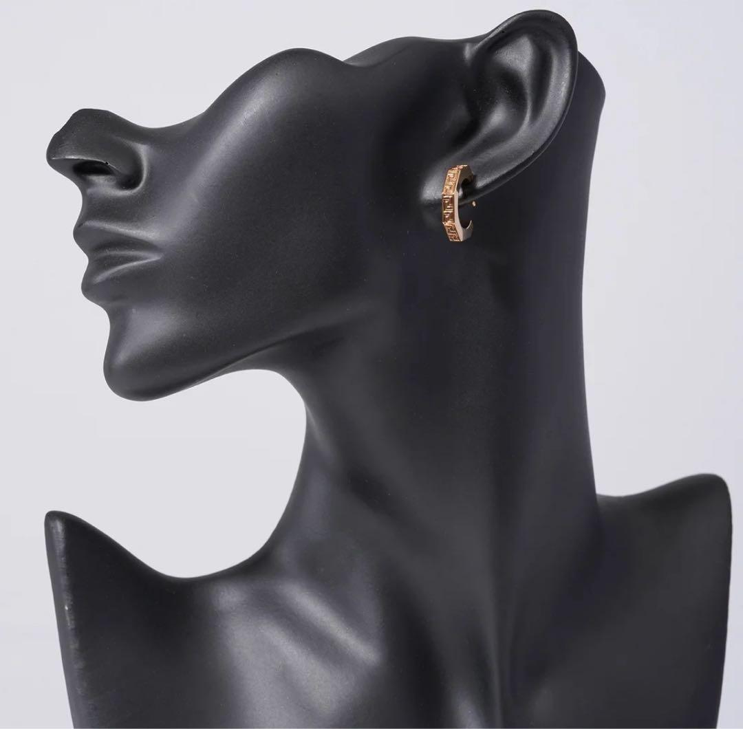 【正規品】VERSACE ヴェルサーチェ グレカ フープピアス ユニセックス