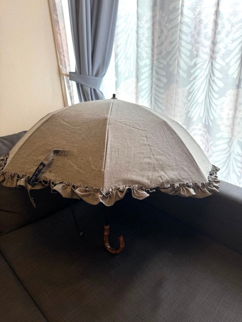 【芦屋ロサブラン】2段折りフリル ダンガリー　曲がり手元