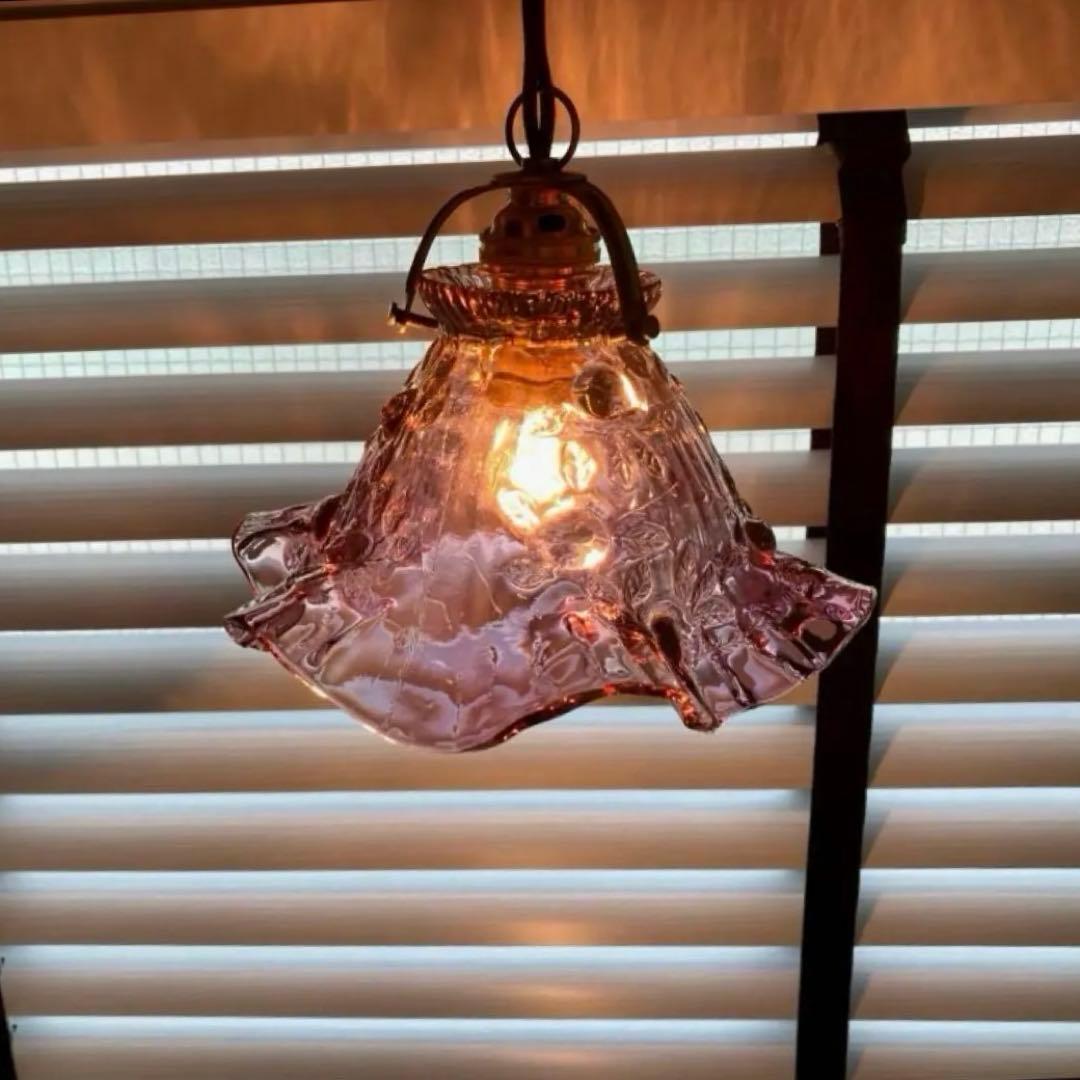 （専用）　フェントン　ランプシェード　オパールセント　アンティーク　ガラス