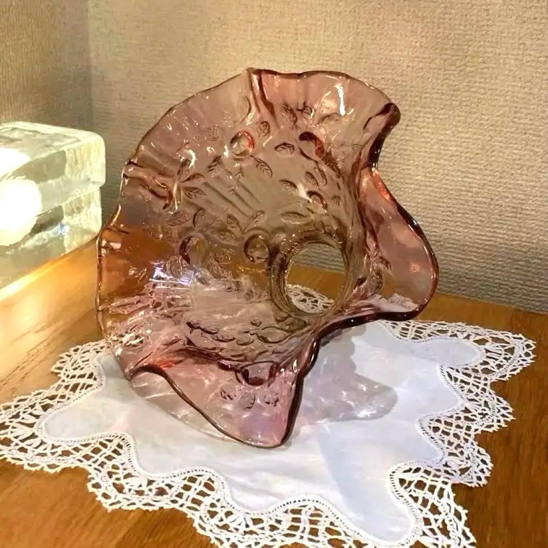 （専用）　フェントン　ランプシェード　オパールセント　アンティーク　ガラス