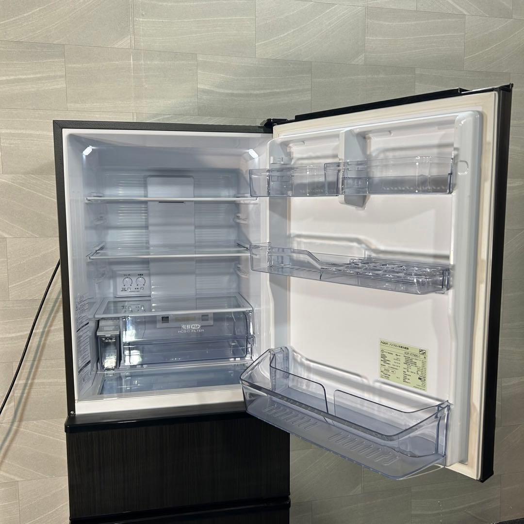 AQUA 冷蔵庫 大型 AQR-V37M 368L 右開き 2022 d4105