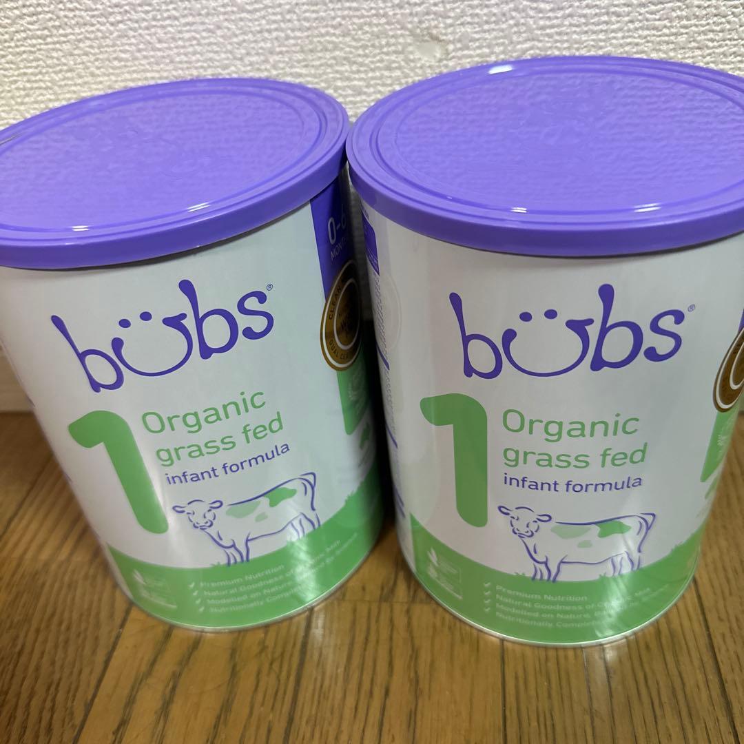 bubs オーガニック草飼育粉ミルク 2缶セット