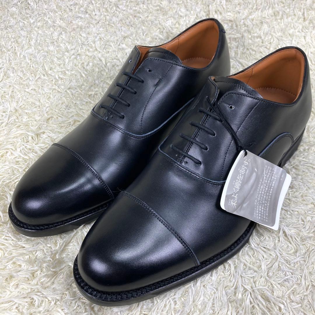 『未使用/タグ付』ASICS RUNWALK 革靴 ストレートチップ ブラック