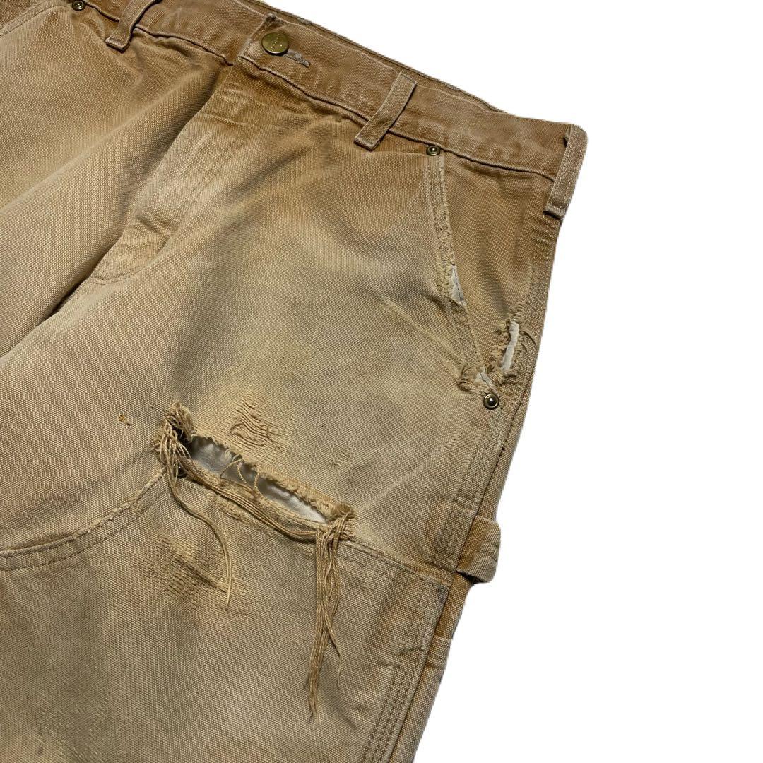 90s カーハート ダブルニー 32×30 USA製 ボロ ヴィンテージ 雰囲気