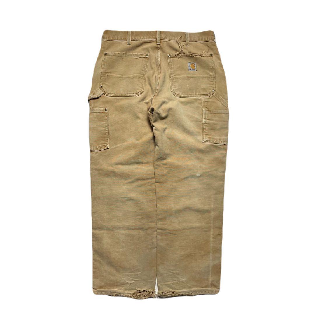 90s カーハート ダブルニー 32×30 USA製 ボロ ヴィンテージ 雰囲気